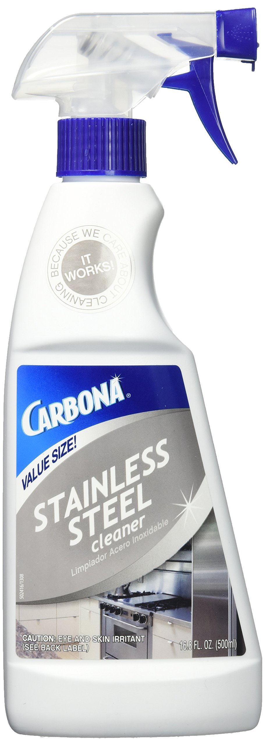 Amazon.com: Delta Carbona Stainless Steel Cleaner, 16.8 Fluid